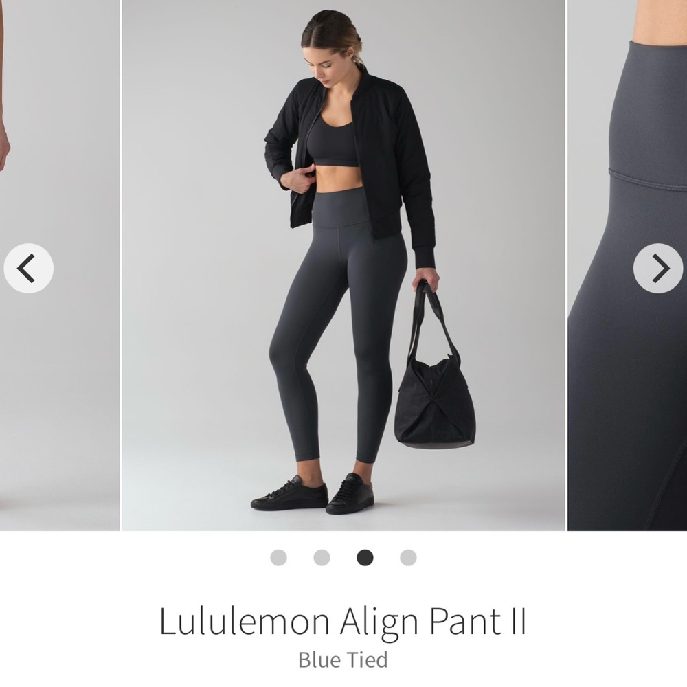 RARE:blue tied lululemon align 25” size 4